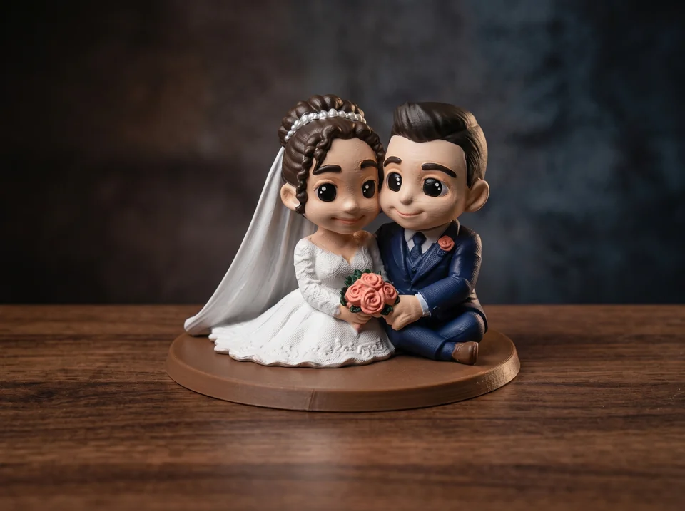 Miniatura detalhada impressa em 3D