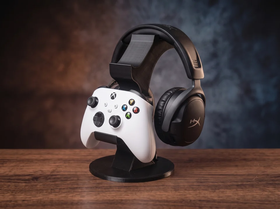 Suporte para headphone e periféricos em impressão 3D